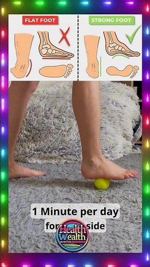 Fix Flat Feet & Strengthen Your Arches with a Tennis Ball! 🎾🦶