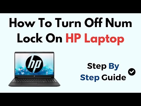 How To Turn Off Num Lock On HP Laptop Windows 11