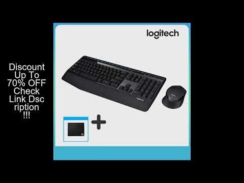 Logitech Keyboard and Mouse Set Desktop Computer Home Office Portable Game E-sports Dedicated Logite