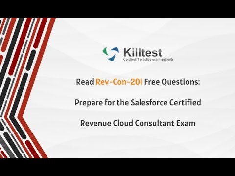 Read Rev-Con-201 Free Questions: Prepare for the Salesforce Certified Revenue Cloud Consultant Exam