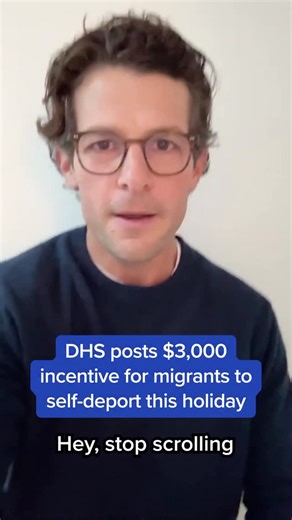 MS NOW News on Instagram: "The U.S. government is using X to encourage migrants to leave the country for $3,000 — with an AI-generated video of ICE Santa. @jacobsoboroff reports."