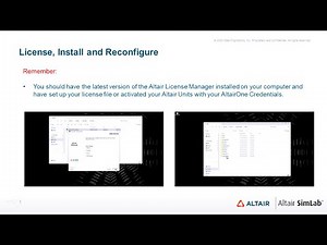 SimLab - License, Install & Reconfigure