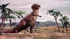 I blame these ten minutes to be the real reason why many of my friends love "The Animal World" (directed by Irwin Allen in 1956): this rarely seen stop motion animated dinosaur sequence was made by Willis O'Brien and Ray Harryhausen. See more cool stuff at Chelloveck's Asylum for Monsterkids! | Chelloveck's Asylum for Monsterkids