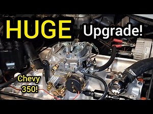 Installing an Edelbrock Performer Intake and AVS2 carb on a Chevy 350