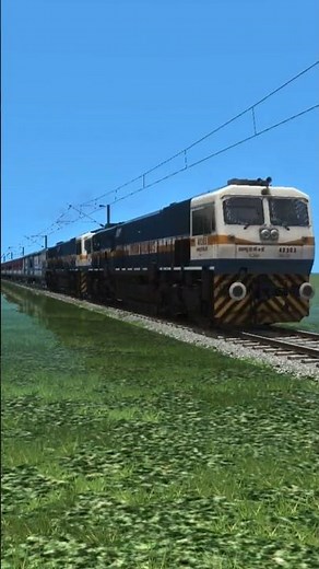 Twin WDP-4 Locos Powering Heavy Express Train 🚆