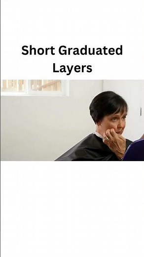 How To Cut Short Graduated Layers Step by Step | Women's Haircut & Graduation Tutorial