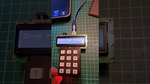 Digicode ou clavier à code avec menu et RFID