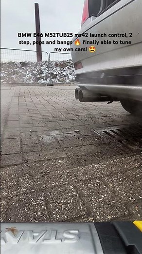 Bmw e46 launch control, pops and bangs, 2 step, ms42 tunerpro