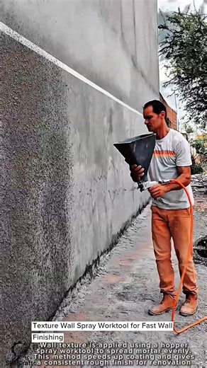 Texture Wall Spray Worktool for Fast Wall Finishing #worktool