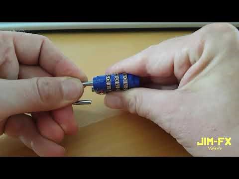 bagageslot cijferslot wijzigen (in gebruik nemen)