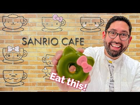 Eating at the BEST Hello Kitty Cafe in Tokyo, Japan