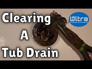 Easy Way To Clear A Clogged Bathtub Drain - How To Remove A Bathtub Drain