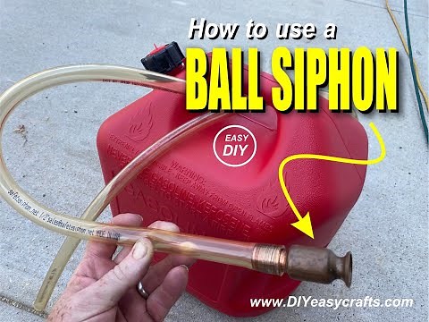 Easy Gas Siphoning: How to Use a Ball Siphon for Hassle-Free Fluid Transfer