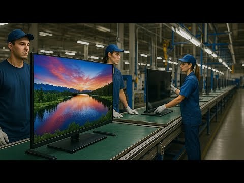 How Televisions Are Made – Inside the Mind-Blowing TV Factory Process!