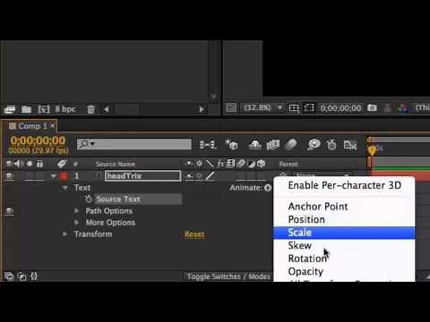 AFTER EFFECTS TUTORIAL | Text Layer Tip