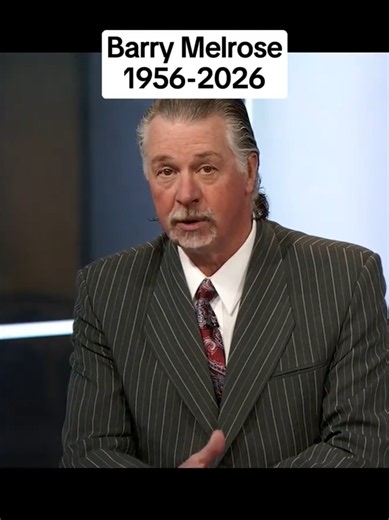 Barry Melrose was one of the most distinctive and trusted voices in hockey. A former NHL player and coach who was a beloved hockey analyst for ESPN, died Wednesday. He was 70.