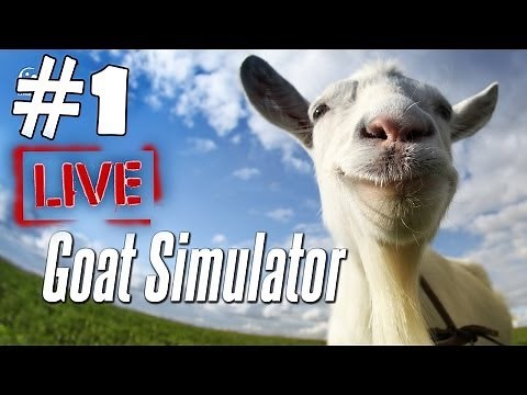 Goat Simulator Walkthrough Part 1 Gameplay Let's Play Playthrough HD