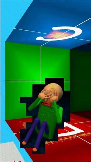 Baldi's Basics: Found a crying Baldi / Secret ending #shorts (Classic Remastered)