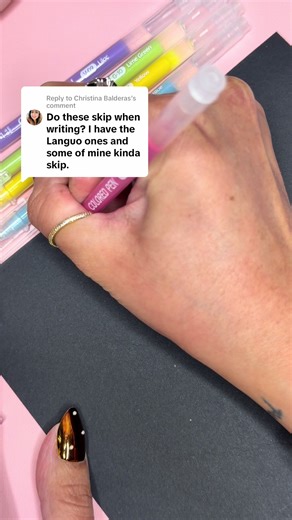 Replying to @Christina Balderas I’ve been using these pens for my journaling and for small details on my coloring pages. The coverage ✨ @Shuttle Art #gelpens #stationery #cozycoloring #colortok #journaling