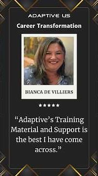 Business Analyst Training Video Testimonial | Bianca de Villiers | Adaptive US