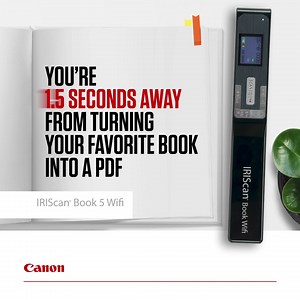 56K views | Just slide and scan in only 1.5 seconds! IRIScan™ Book 5 Wifi is a portable scanner that allows you to scan your favorite books, magazines, letters and any A4 documents you wish to scan! #CanonCNA #CanonCNAfrica #IRIScan | Canon Central & North Africa | Facebook