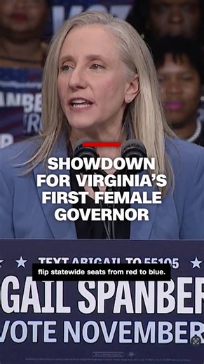 53K views · 690 reactions | Democrat Abigail Spanberger and Republican Winsome Earle-Sears are locked in a historic battle for Virginia's top job — a race that will crown the state's first female governor. CNN's Eva McKend reports on the women vying to make Virginia history. | CNN | Facebook