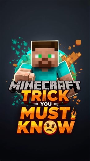 🔥 Cool Minecraft Trick You MUST Know! 😱 #minecraft #gaming #shorts