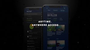 Unpredictable markets demand anytime, anywhere access. We deliver data and analytic solutions in a seamless user experience, regardless of where you're working. Spend more time making the best possible investment decisions with scalable and agnostic platforms available anytime, anywhere. Access FactSet now: https://bit.ly/33TWI8e | FactSet