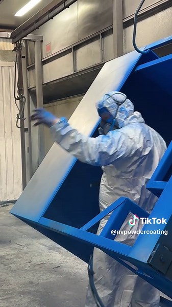 Blue, bold, and built to last. 💙 Our eco-friendly powder coating process keeps it clean, durable, and planet-friendly. #NorthValleyPowderCoating#PowderCoating #QualityFinish #fyp #lancashire