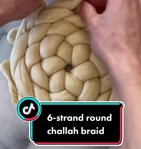 How to Make a Beautiful 6-Strand Round Challah Braid