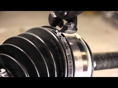 How to install STRETCH Ear type CV Boot clamps