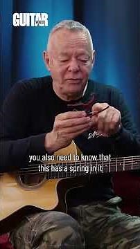 Tommy Emmanuel reveals how to put a capo on the right way