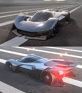 Ford Mustang Vision 001 Concept is Based on the C8 Mid-Engine Corvette