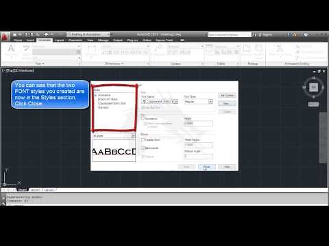 How To Create, Change, And Use Text Styles In AutoCAD