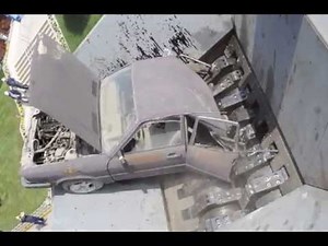 CVS Recycling Process, Scrap Shredder Tests, Car Shredding