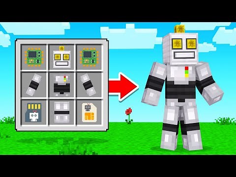 CRAFTING ROBOTS In MINECRAFT!
