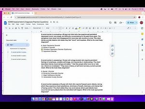 ASWB Assessment & Diagnosis Practice Questions