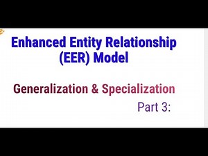 Generalization and Specialization in the EER Model በአማርኛ |part 3