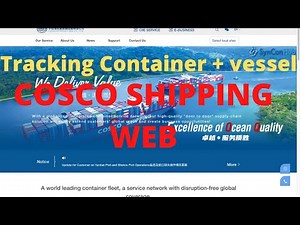[ COSCO SHIPPING ] Cách TRACKING CONTAINER trên WEB