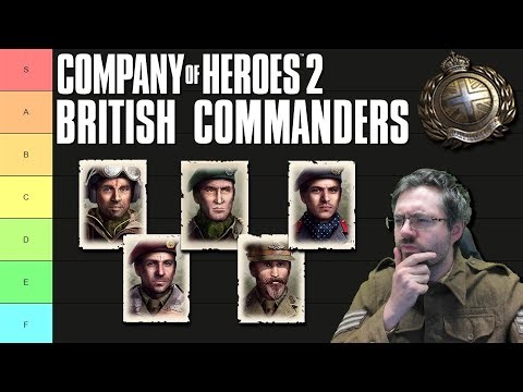 British Commander Tier List - Company of Heroes 2