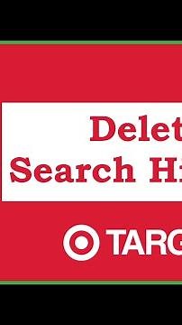 How To Delete Search History on Target App