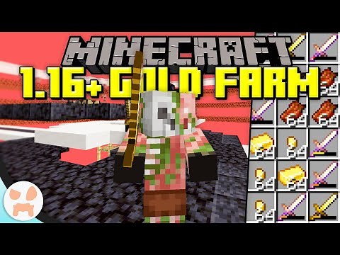 Zombified Piglin GOLD FARM TUTORIAL! | Efficient, Semi Auto, Minecraft 1.16+