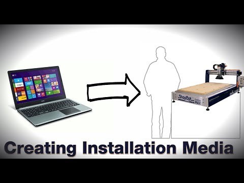 ShopBot Control Computer Setup - Creating Installation Media
