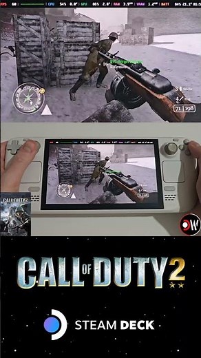 Call of Duty 2 Steam Deck SteamOS Performance: Xbox 360 Emulation - Xenia