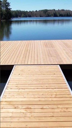 T-Shaped Floating Dock by NyDock Built for the Water