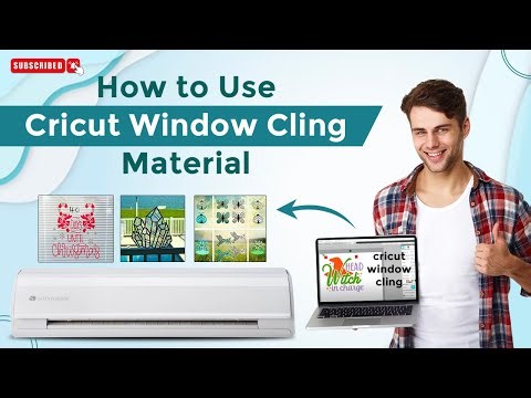 How to Use Cricut Window Cling Material (Easy Guide!) #howto #use #vinly #cricut #window #cling #diy