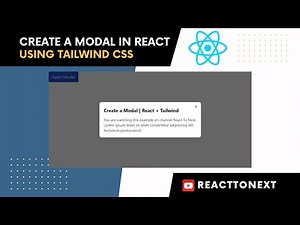 Creating a Modal in React JS with Tailwind CSS