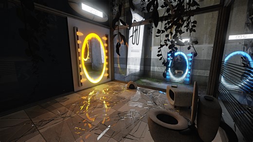 Portal 2 RTX got even better with Skurtyy's PBR Pack