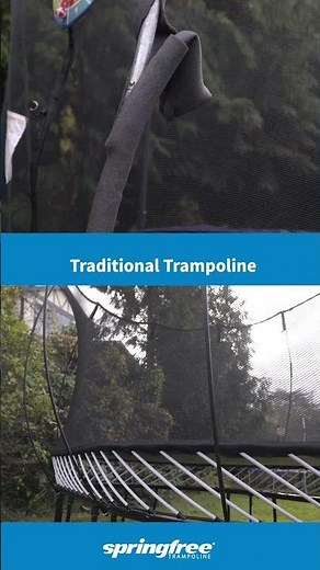 Springfree Trampoline Safety Explained: Are They Really the Safest? #shorts