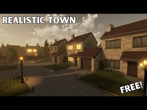ROBLOX - Realistic Town Map (FREE)
